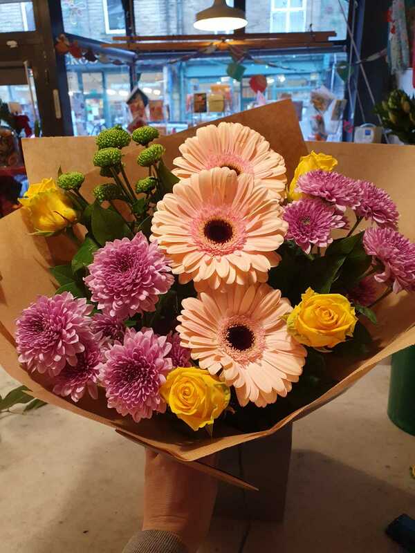 Flowers delivered to customer