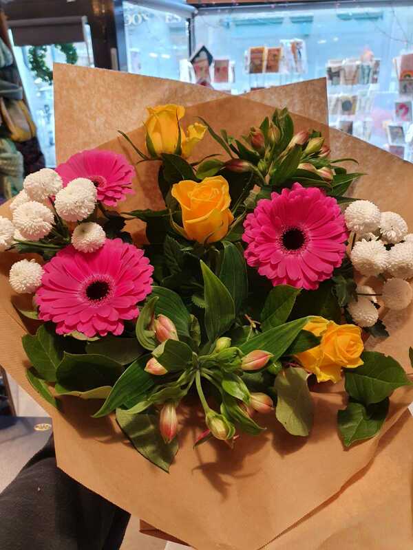 Flowers delivered to customer