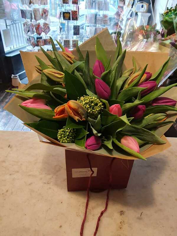 Flowers delivered to customer