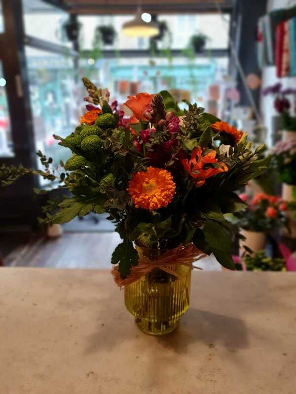 Flowers delivered to customer