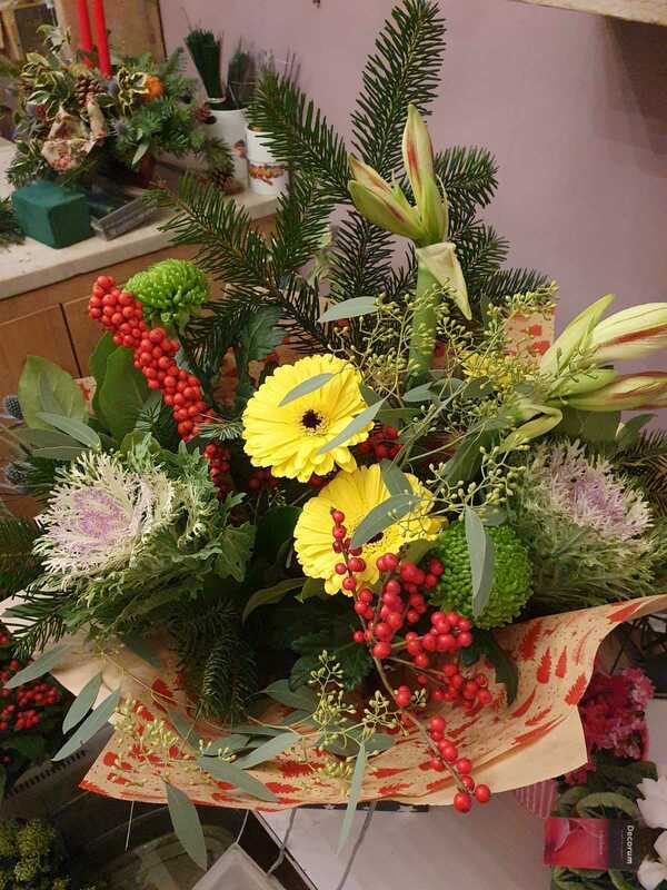 Flowers delivered to customer