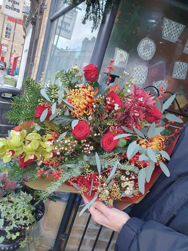 Flowers delivered to customer