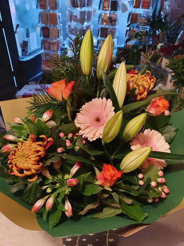 Flowers delivered to customer