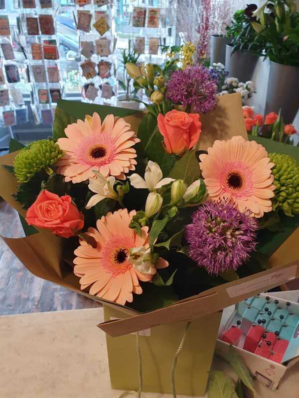 Flowers delivered to customer