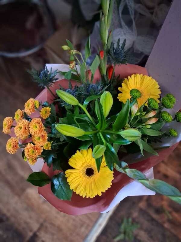 Flowers delivered to customer