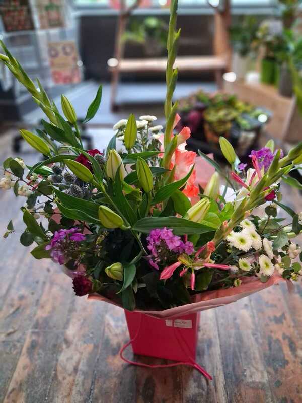 Flowers delivered to customer