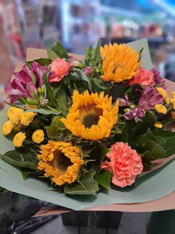 Flowers delivered to customer