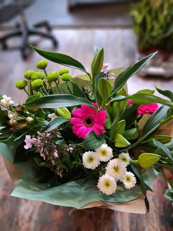 Flowers delivered to customer