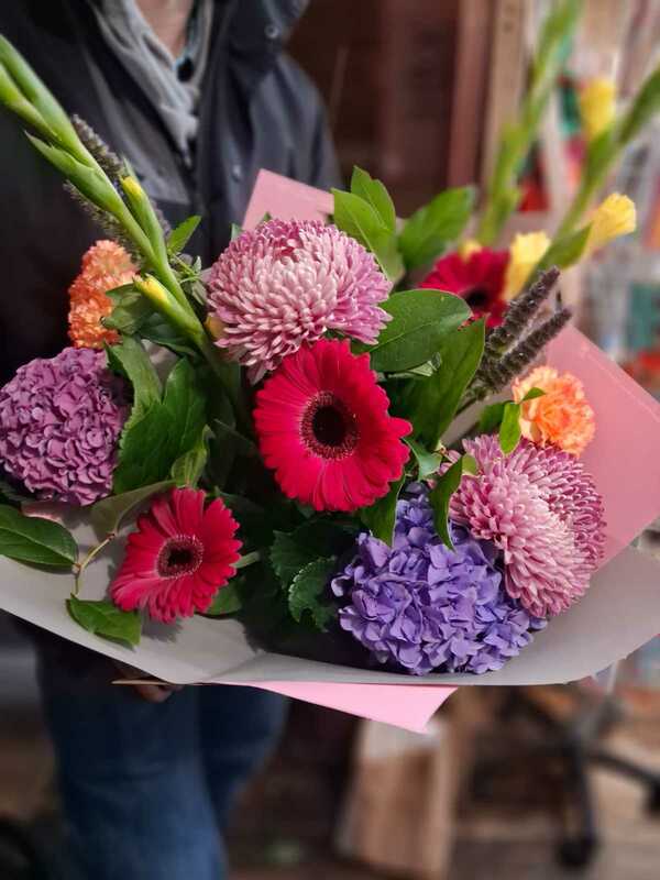 Flowers delivered to customer