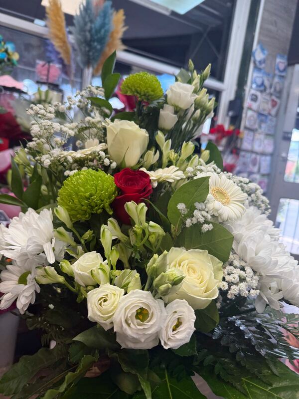 Flowers delivered to customer