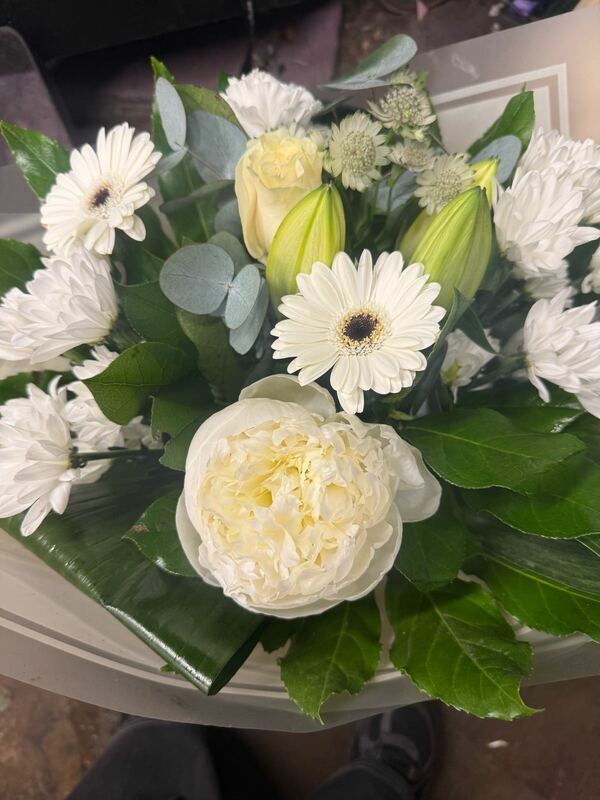 Flowers delivered to customer
