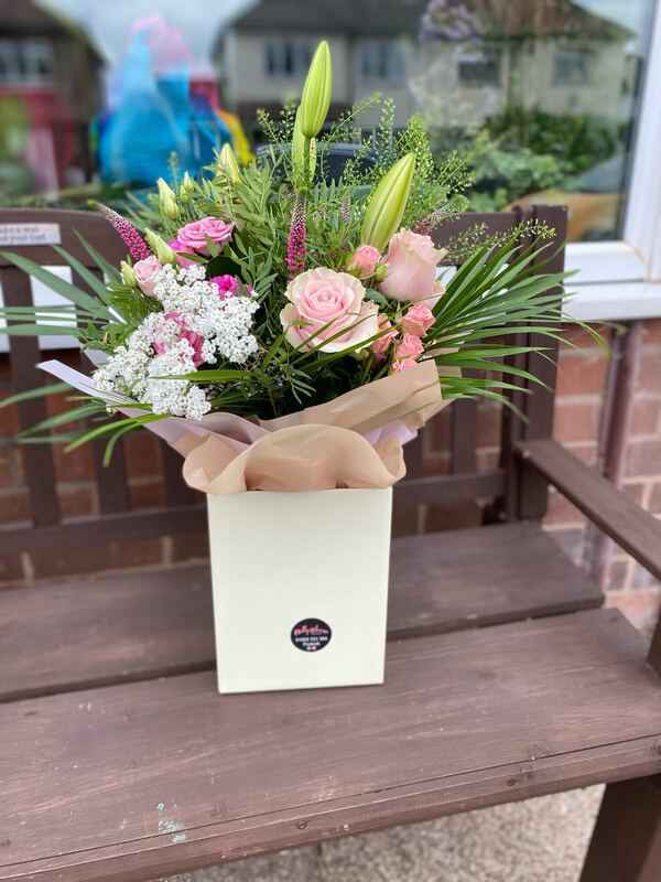 Flowers delivered to customer