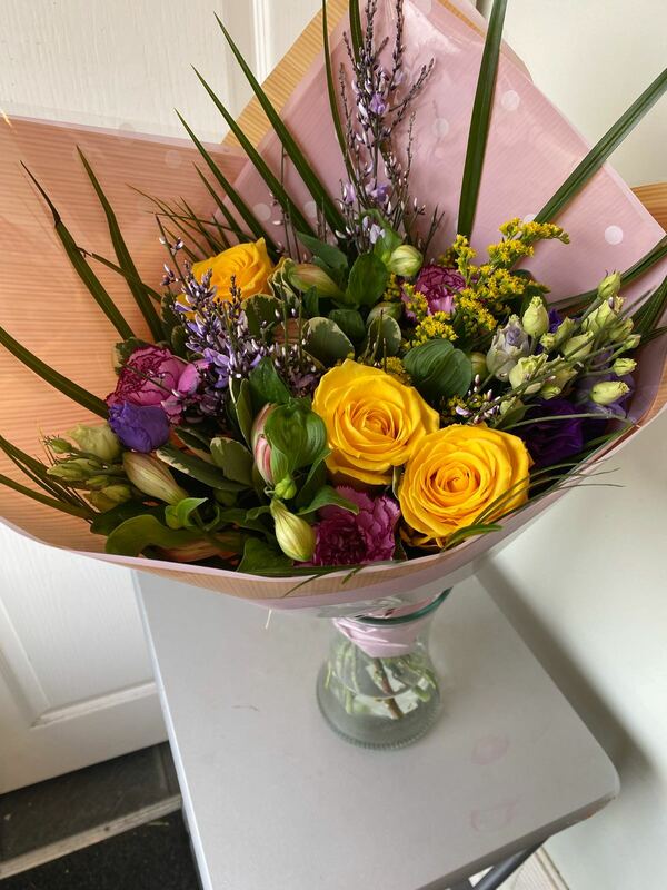 Flowers delivered to customer