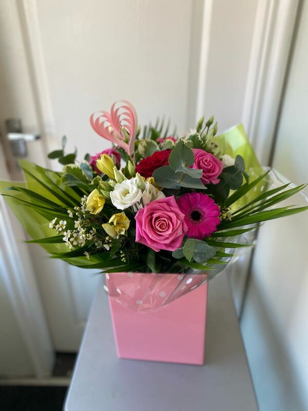 Flowers delivered to customer