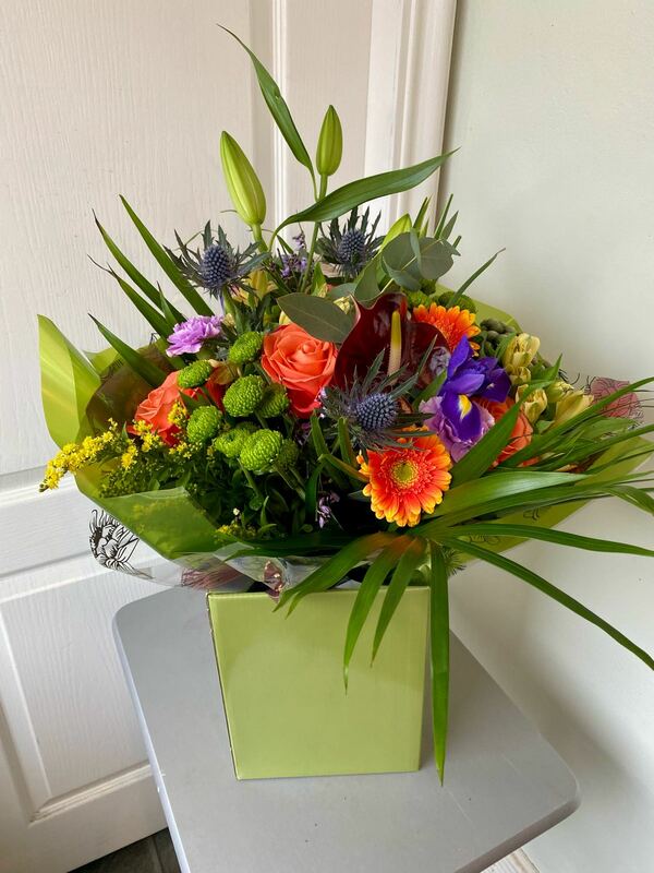 Flowers delivered to customer