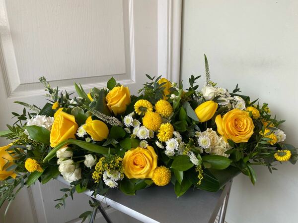 Flowers delivered to customer