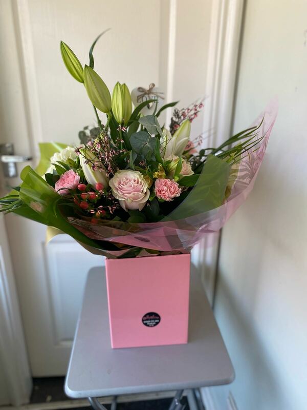 Flowers delivered to customer