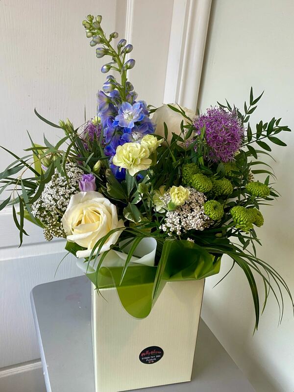 Flowers delivered to customer