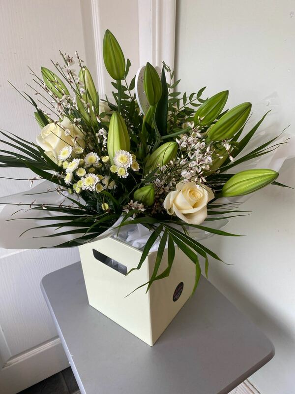 Flowers delivered to customer