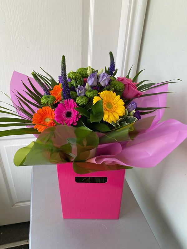 Flowers delivered to customer