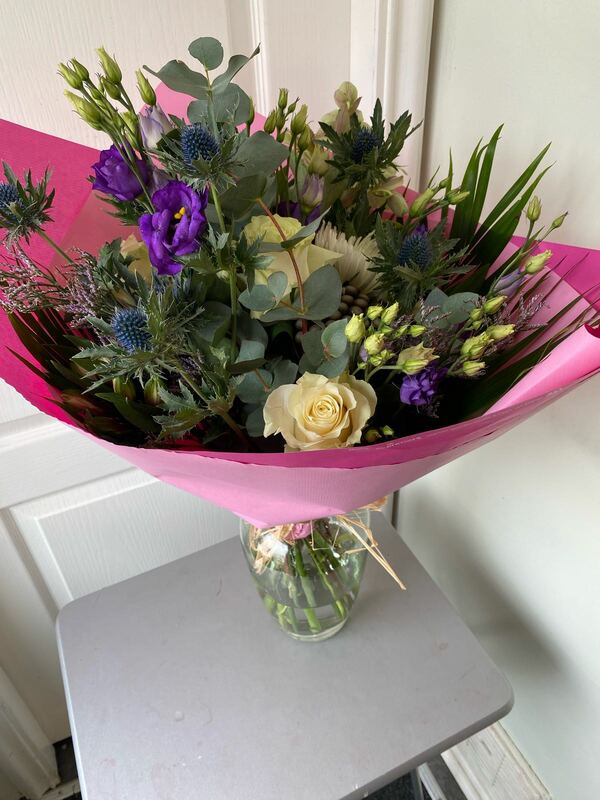Flowers delivered to customer