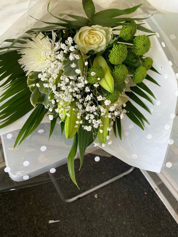 Flowers delivered to customer