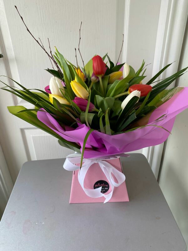Flowers delivered to customer