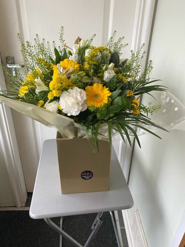Flowers delivered to customer