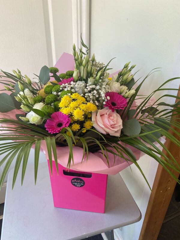 Flowers delivered to customer