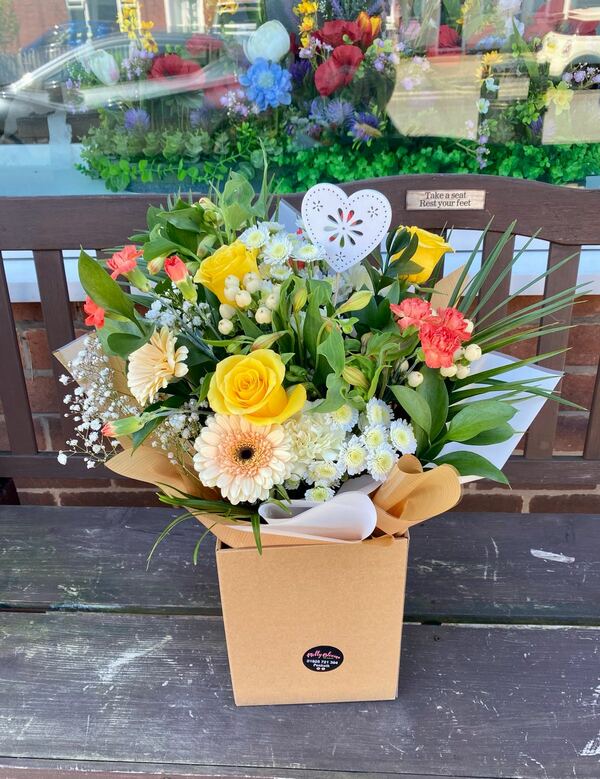 Flowers delivered to customer