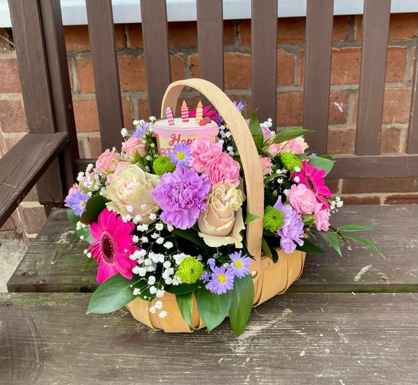 Flowers delivered to customer