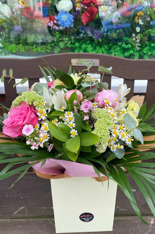 Flowers delivered to customer