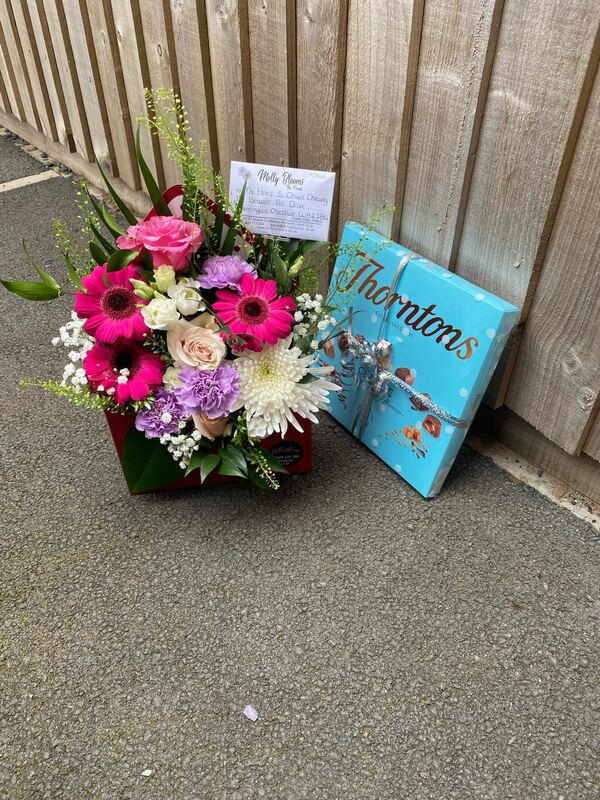Flowers delivered to customer