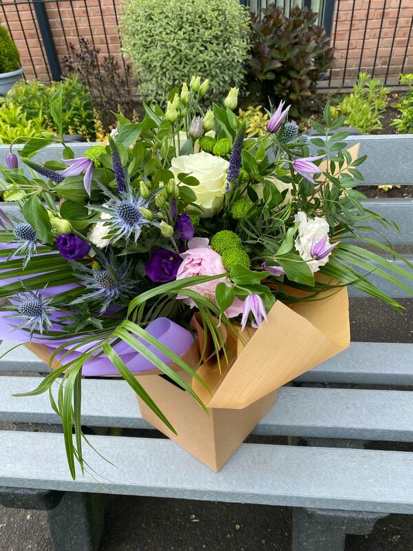 Flowers delivered to customer