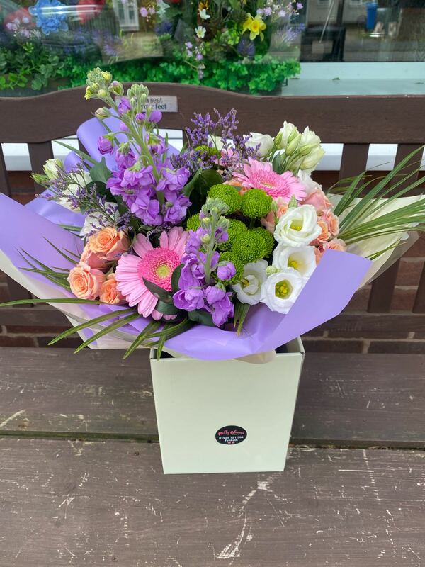 Flowers delivered to customer