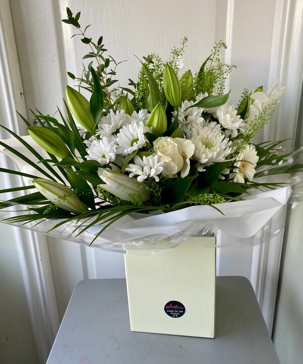 Flowers delivered to customer