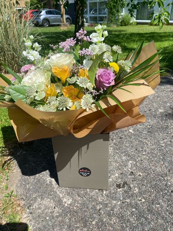 Flowers delivered to customer