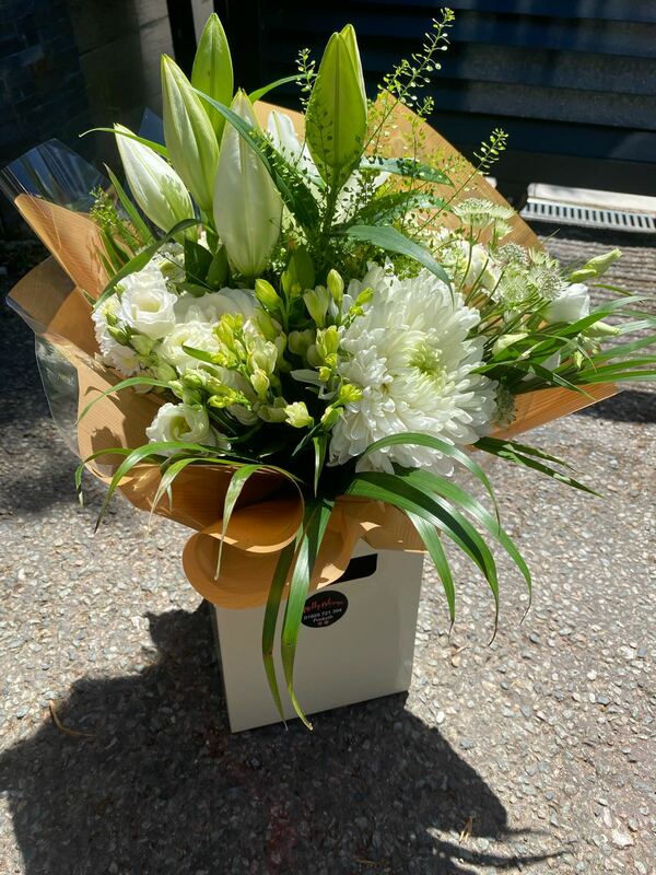 Flowers delivered to customer