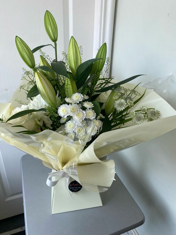 Flowers delivered to customer