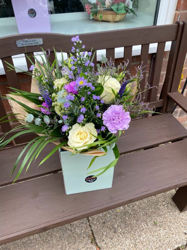 Flowers delivered to customer