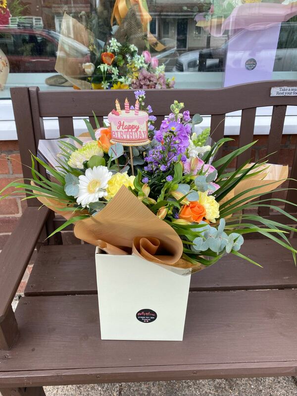 Flowers delivered to customer