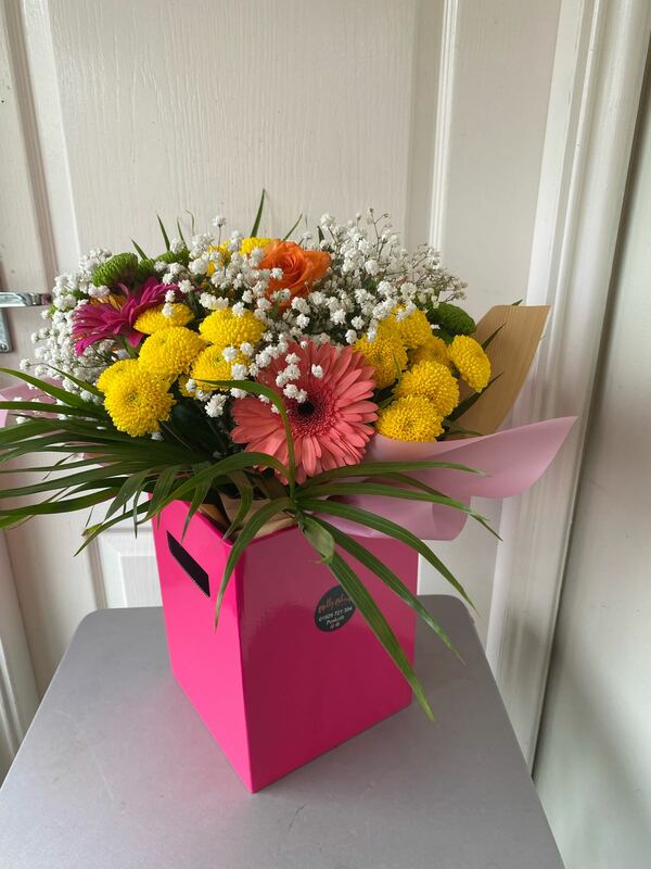 Flowers delivered to customer