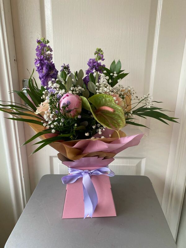Flowers delivered to customer
