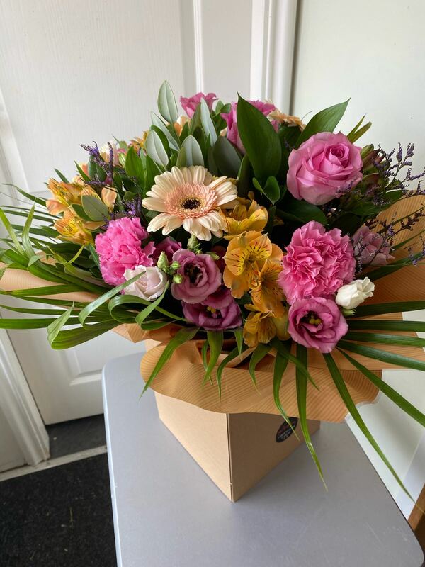 Flowers delivered to customer