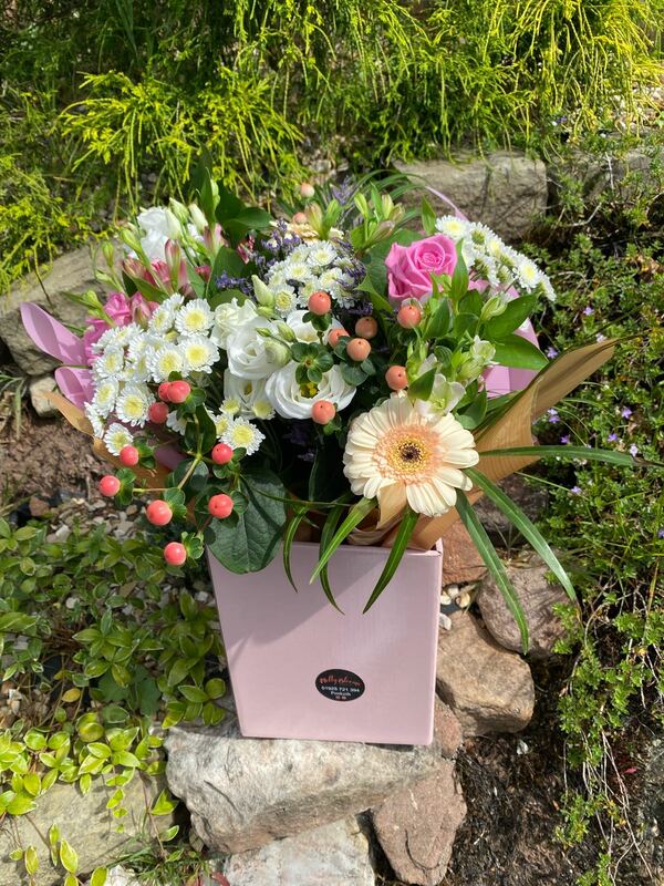 Flowers delivered to customer