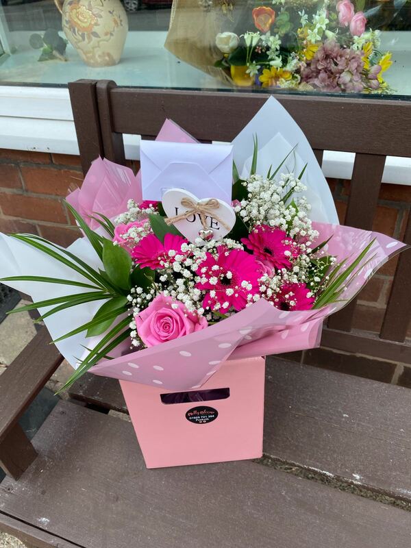 Flowers delivered to customer