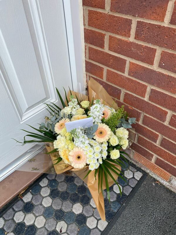 Flowers delivered to customer