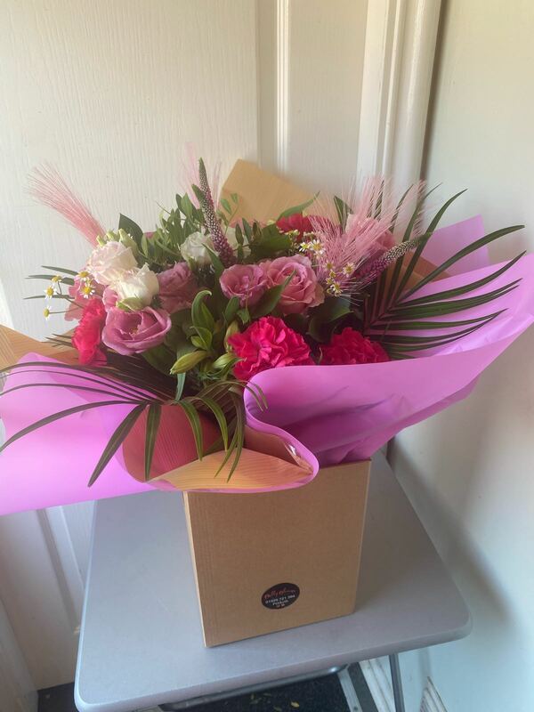 Flowers delivered to customer