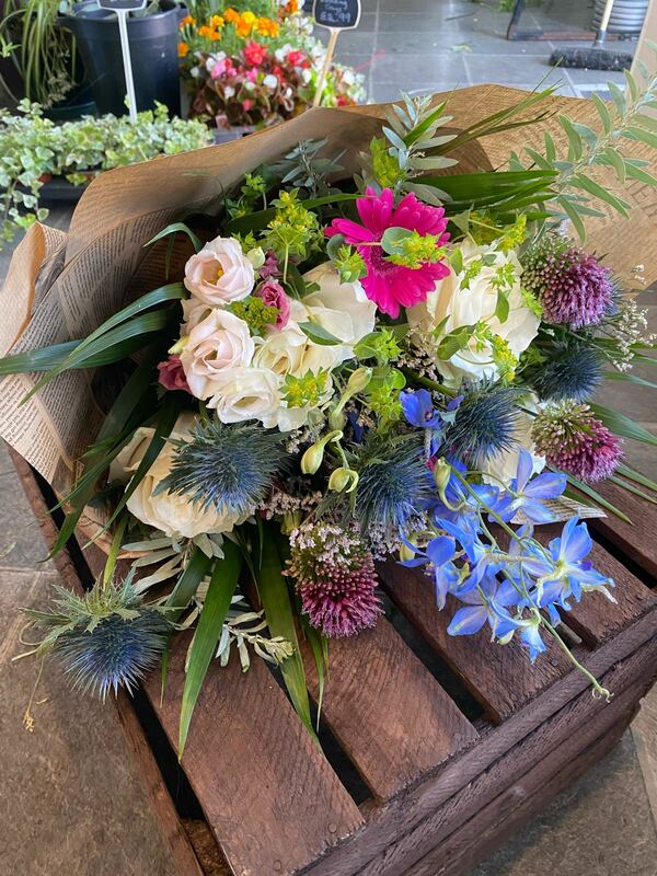 Flowers delivered to customer