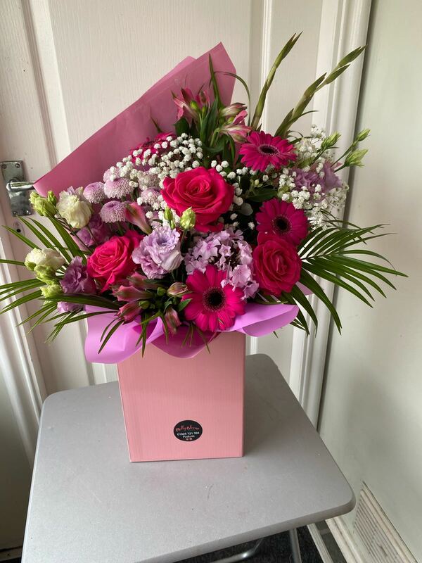 Flowers delivered to customer